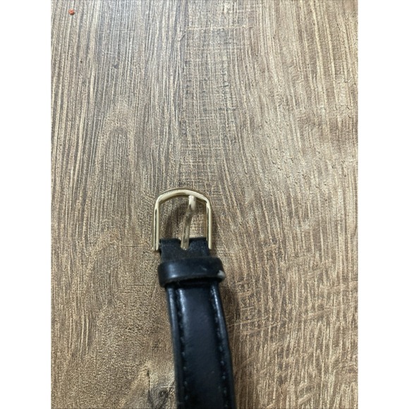 Vintage LORUS MICKEY MOUSE WRISTWATCH w LEATHER BAND Needs Battery - Picture 3 of 5